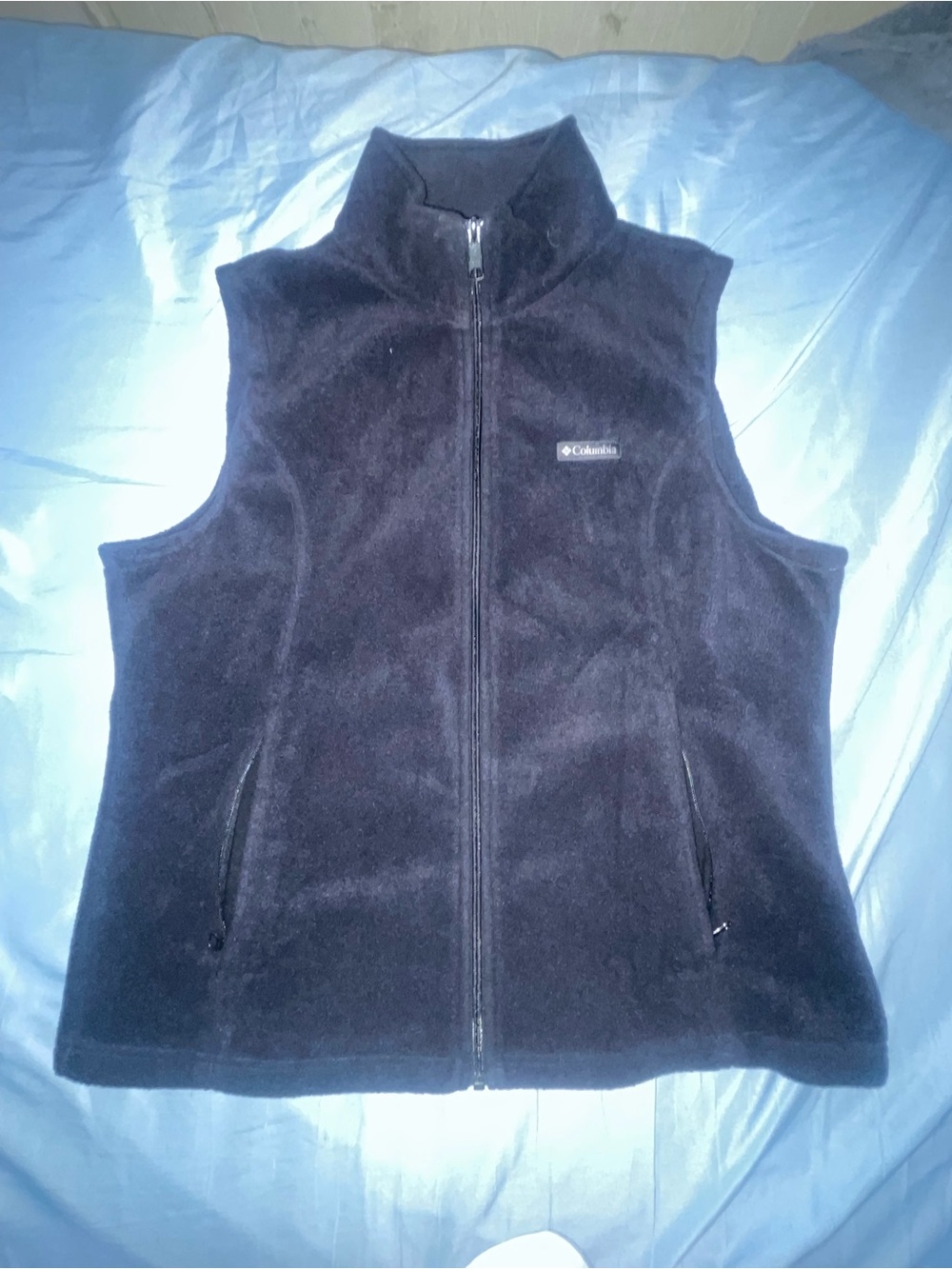 Columbia Women's Black Fleece Vest - Zip Front